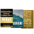 Combo Empreendedorismo com Propósito Divino | Ferido pelo Processo, Curado pelo Propósito + Enciclopédia da Vida dos Personagens Bíblicos + Tsunami: Como Empreender no Caos