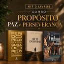 Kit 3 Livros | Combo Propósito, Paz e Perseverança — Ferido pelo Processo, Curado pelo Propósito + Até Te Encontrar + A Mulher que não desistiu