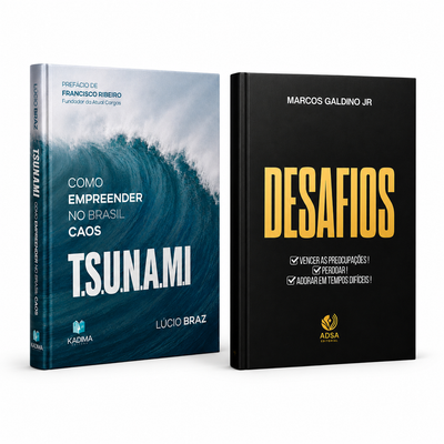 Kit Empreender no Caos com Fé com os dois livros