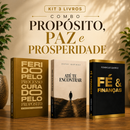 Kit 3 Livros | Combo Propósito, Paz e Prosperidade — Ferido pelo Processo, Curado pelo Propósito + Até Te Encontrar + Fé & Finanças