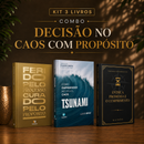 Kit 3 livros — Decisão no Caos com Propósito: Ferido pelo Processo, Curado pelo Propósito + Tsunami: Como Empreender no Caos + Entre a Promessa e o Cumprimento