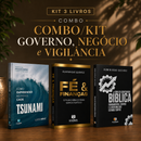 Kit 3 livros — Governo, Negócio e Vigilância: Tsunami: Como Empreender no Caos + Fé e Finanças + Guia de Escatologia Bíblica