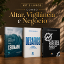 Kit 3 livros — Altar, Vigilância e Negócio: Tsunami: Como Empreender no Caos + Desafios: Prosperar, Reconstruir o Altar e Ser Cheio do Espírito Santo + Guia de Escatologia Bíblica