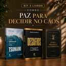 Kit 3 livros — Paz para Decidir no Caos: Tsunami: Como Empreender no Caos + Desafios + Entre a Promessa e o Cumprimento
