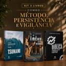 Kit 3 livros — Método, Persistência e Vigilância: Tsunami: Como Empreender no Caos + A Mulher que não Desistiu + Guia de Escatologia Bíblica