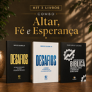 Kit 3 livros — Altar, Fé e Esperança: Desafios + Desafios: Prosperar, Reconstruir o Altar e Ser Cheio do Espírito Santo + Guia de Escatologia Bíblica