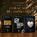Kit 3 livros — Coração, Fé e Esperança: Desafios + Guia de Escatologia Bíblica + Como Lidar com Traidores sem Perder o Coração