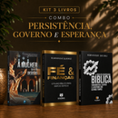 Kit 3 livros — Persistência, Governo e Esperança: A Mulher que não Desistiu + Fé e Finanças + Guia de Escatologia Bíblica
