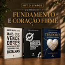 Kit 3 livros — Fundamento e Coração Firme: Mais que Vencedores + Guia de Escatologia Bíblica + Como Lidar com Traidores sem Perder o Coração