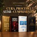 Kit 4 livros — Cura, Processo, Altar e Cumprimento: Ferido pelo Processo, Curado pelo Propósito + Suporte o Processo + Entre a Promessa e o Cumprimento + Desafios: Prosperar, Reconstruir o Altar e Ser Cheio do Espírito Santo