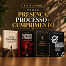 Kit 4 livros — Presença, Processo e Cumprimento: Até Te Encontrar + Suporte o Processo + Entre a Promessa e o Cumprimento + Guia de Escatologia Bíblica