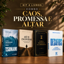 Kit 4 livros — Caos, Promessa e Altar: Tsunami: Como Empreender no Caos + Até Te Encontrar + Entre a Promessa e o Cumprimento + Desafios: Prosperar, Reconstruir o Altar e Ser Cheio do Espírito Santo