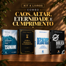 Kit 4 livros — Caos, Altar, Eternidade e Cumprimento: Tsunami: Como Empreender no Caos + Entre a Promessa e o Cumprimento + Desafios: Prosperar, Reconstruir o Altar e Ser Cheio do Espírito Santo + Guia de Escatologia Bíblica