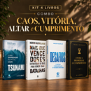 Kit 4 livros — Caos, Vitória, Altar e Cumprimento: Tsunami: Como Empreender no Caos + Mais que Vencedores + Entre a Promessa e o Cumprimento + Desafios: Prosperar, Reconstruir o Altar e Ser Cheio do Espírito Santo