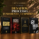 Kit 4 livros — Desafios, Processo, Fundamento e Cumprimento: Desafios + Suporte o Processo + Entre a Promessa e o Cumprimento + Guia de Escatologia Bíblica