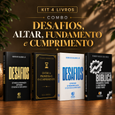 Kit 4 livros — Desafios, Altar, Fundamento e Cumprimento: Desafios + Entre a Promessa e o Cumprimento + Desafios: Prosperar, Reconstruir o Altar e Ser Cheio do Espírito Santo + Guia de Escatologia Bíblica