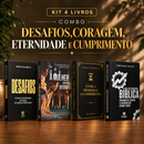 Kit 4 livros — Desafios,coragem, Eternidade e Cumprimento: Desafios + A Mulher que não Desistiu + Entre a Promessa e o Cumprimento + Guia de Escatologia Bíblica