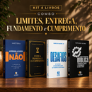Kit 4 livros — Limites, Entrega, Fundamento e Cumprimento: Aprenda a Dizer Não + Entre a Promessa e o Cumprimento + Desafios: Prosperar, Reconstruir o Altar e Ser Cheio do Espírito Santo + Guia de Escatologia Bíblica