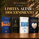 Kit 4 livros — Limites, Altar e Discernimento: Aprenda a Dizer Não + Entre a Promessa e o Cumprimento + Desafios: Prosperar, Reconstruir o Altar e Ser Cheio do Espírito Santo + Como Lidar com Traidores sem Perder o Coração
