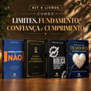 Kit 4 livros — Limites, Fundamento, Confiança e Cumprimento: Aprenda a Dizer Não + Entre a Promessa e o Cumprimento + Guia de Escatologia Bíblica + Como Lidar com Traidores sem Perder o Coração
