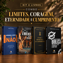 Kit 4 livros — Limites, Coragem, Eternidade e Cumprimento: Aprenda a Dizer Não + A Mulher que não Desistiu + Entre a Promessa e o Cumprimento + Guia de Escatologia Bíblica