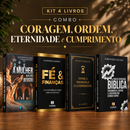 Kit 4 livros — Coragem, Ordem, Eternidade e Cumprimento: A Mulher que não Desistiu + Fé & Finanças + Entre a Promessa e o Cumprimento + Guia de Escatologia Bíblica