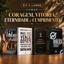 Kit 4 livros — Coragem, Vitória, Eternidade e Cumprimento: A Mulher que não Desistiu + Mais que Vencedores + Entre a Promessa e o Cumprimento + Guia de Escatologia Bíblica