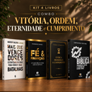 Kit 4 livros — Vitória, Ordem, Eternidade e Cumprimento: Mais que Vencedores + Fé & Finanças + Entre a Promessa e o Cumprimento + Guia de Escatologia Bíblica