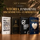 Kit 4 livros — Vitória, Fundamento, Discernimento e Cumprimento: Mais que Vencedores + Entre a Promessa e o Cumprimento + Guia de Escatologia Bíblica + Como Lidar com Traidores sem Perder o Coração