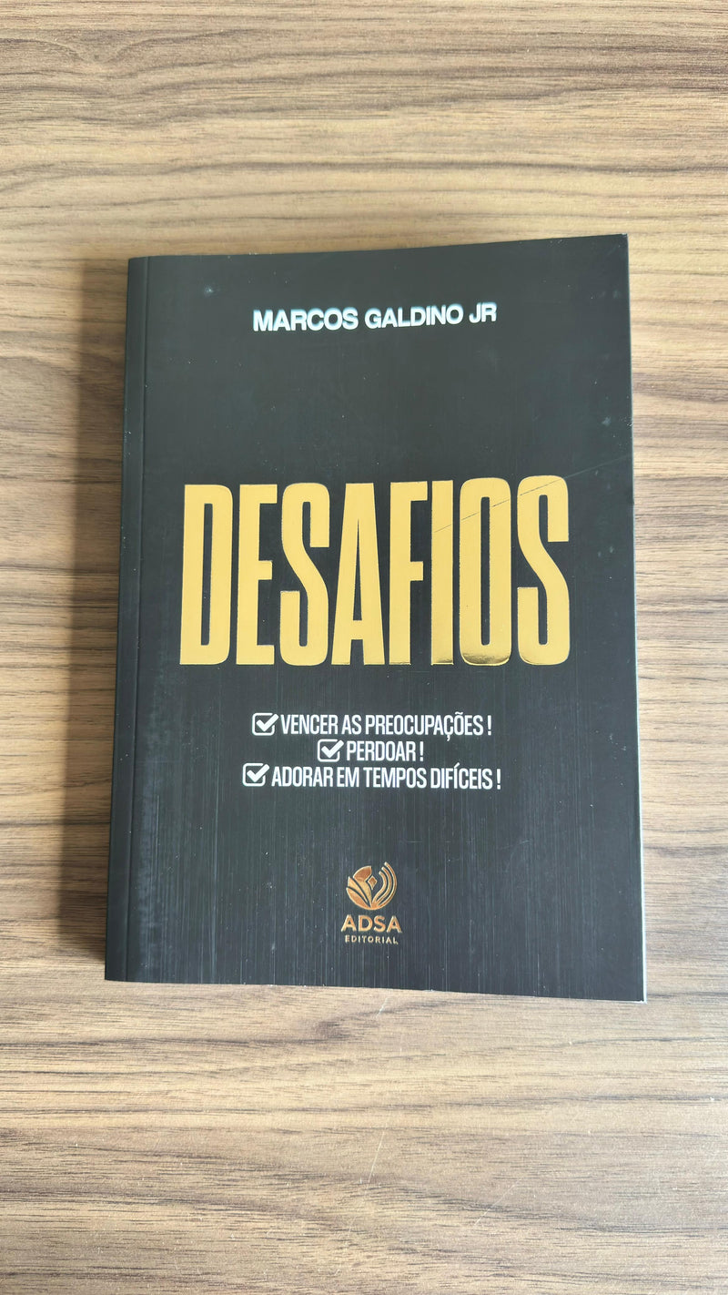 Livro Desafios - Marcos Galdino Jr. - ADSA Editorial