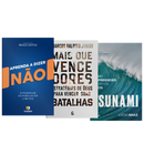 Combo Visão de Águia: Liberdade e Conquista | Tsunami: Como Empreender no Caos + Aprenda a Dizer Não + Mais que Vencedores