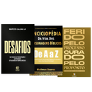 Kit Superação Extrema: Transforme Dor em Poder | Ferido pelo Processo, Curado pelo Propósito + Enciclopédia da Vida dos Personagens Bíblicos + Desafios