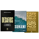 Kit Prosperidade Acima das Crises | Ferido pelo Processo, Curado pelo Propósito + Tsunami: Como Empreender no Caos + Desafios