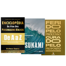 Combo Empreendedorismo com Propósito Divino | Ferido pelo Processo, Curado pelo Propósito + Enciclopédia da Vida dos Personagens Bíblicos + Tsunami: Como Empreender no Caos
