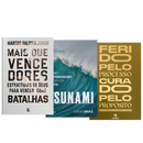 Kit Dominar o Caos e Conquistar Vitórias | Ferido pelo Processo, Curado pelo Propósito + Tsunami: Como Empreender no Caos + Mais que Vencedores